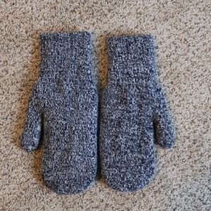 Blue Fleece Lined Mittens